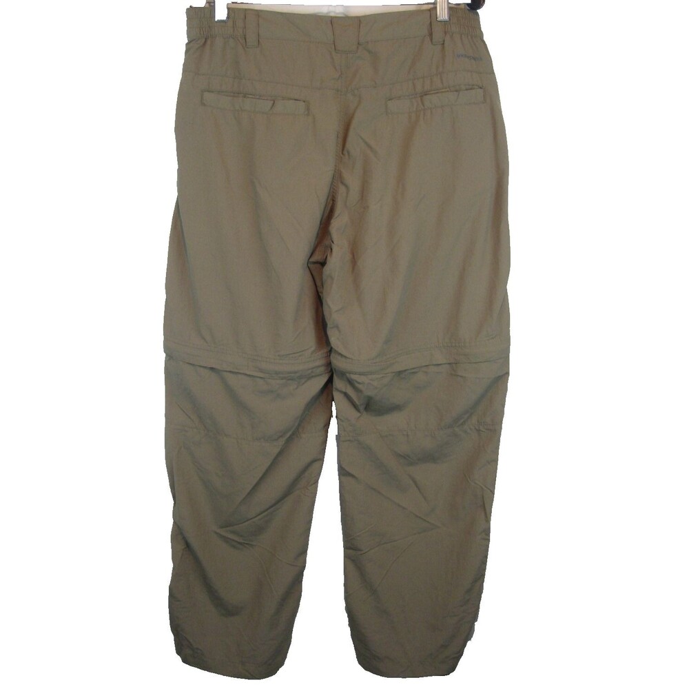 Womens White Sierra Olive Nylon Convertible Pants/Shorts sz Lg(34x7/30x11r) - Picture 3 of 6